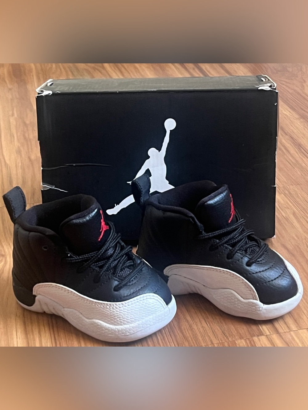 Air Jordan 12 Retro TD Playoffs 2012 Toddler Size 4C
